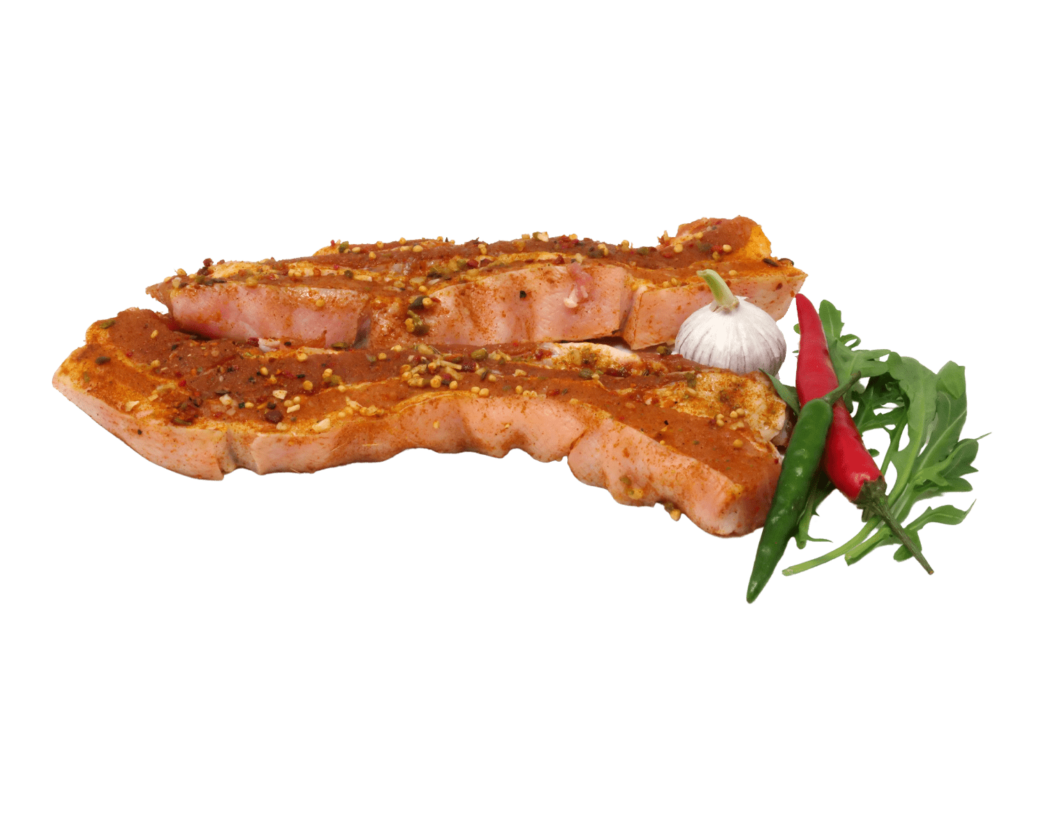 Bauch, gewürzt
