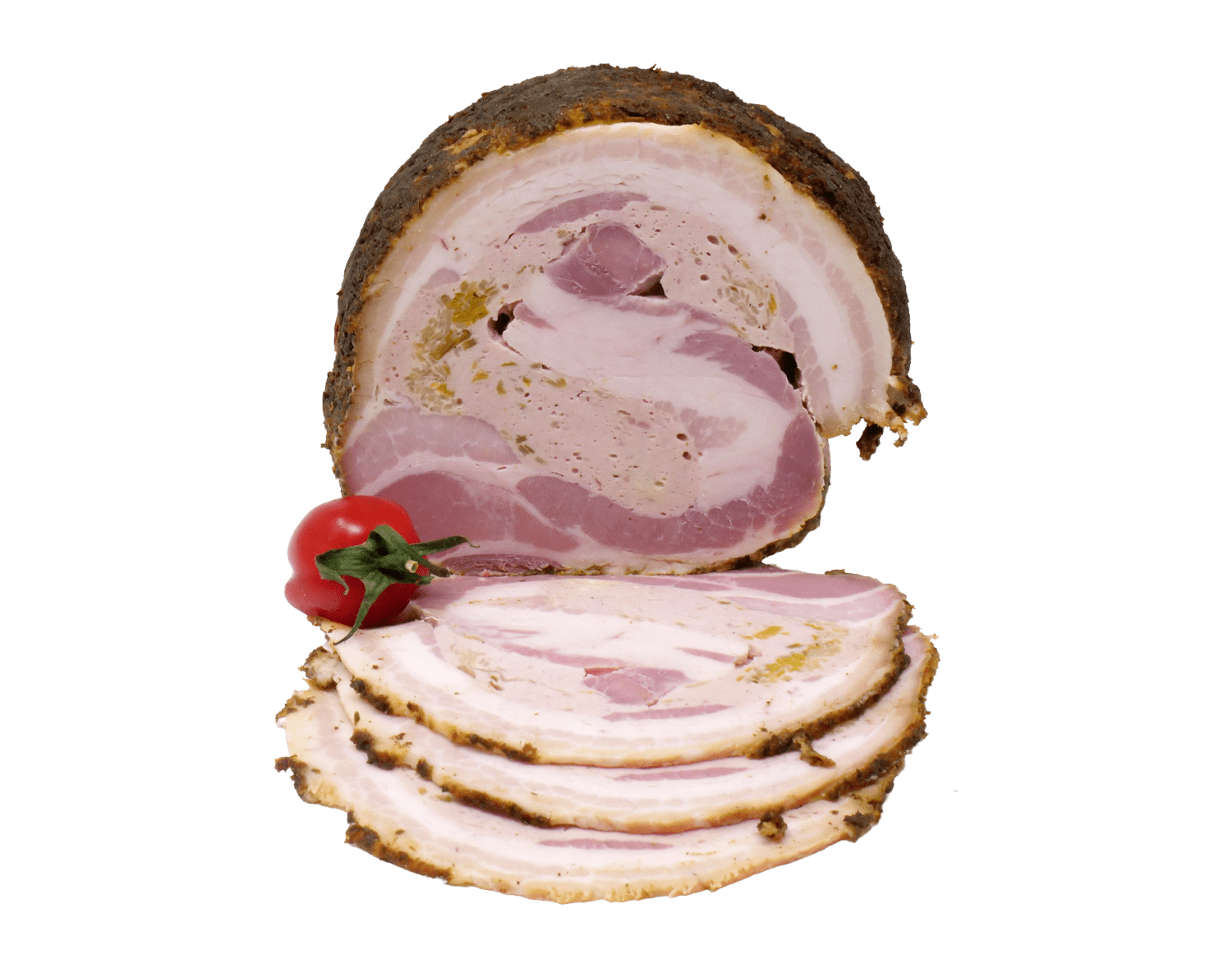 Bauchrolle mit Lauch