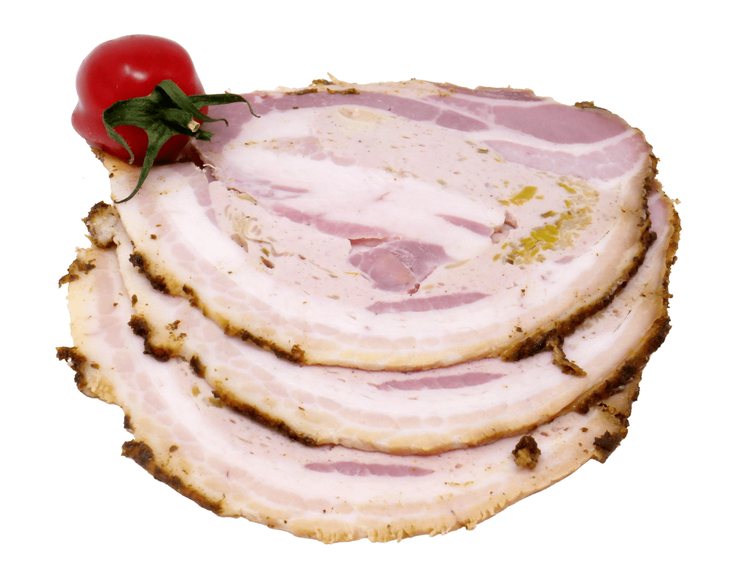Bauchrolle mit Lauch