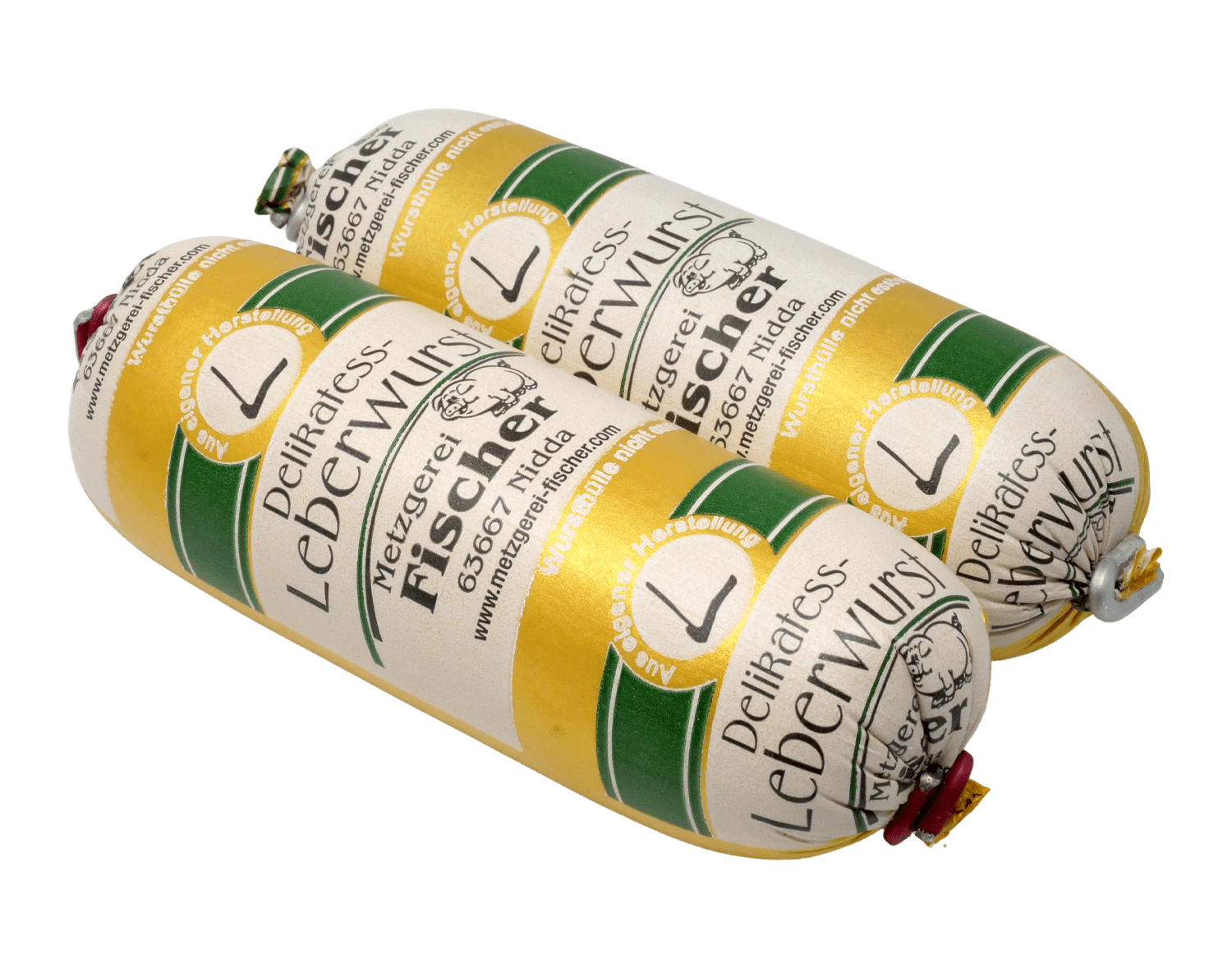 Delikatess Leberwurst im Portionsdarm