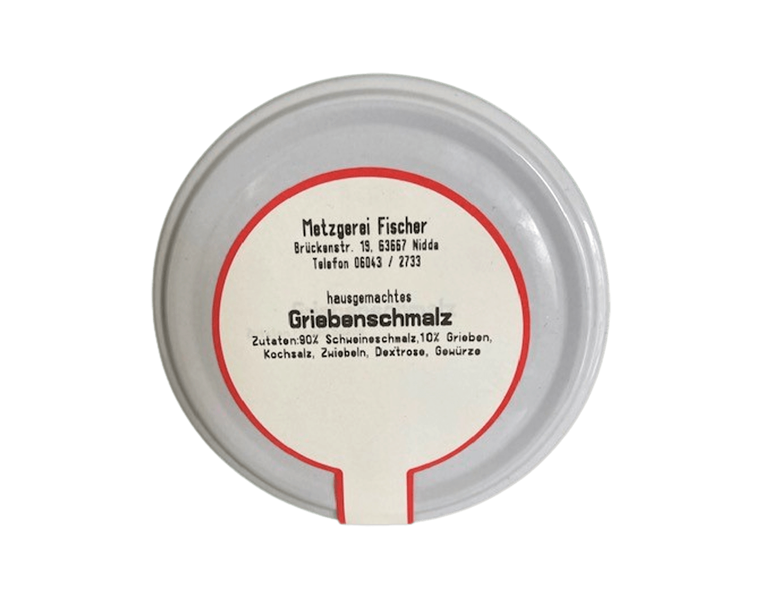 Griebenschmalz Glas